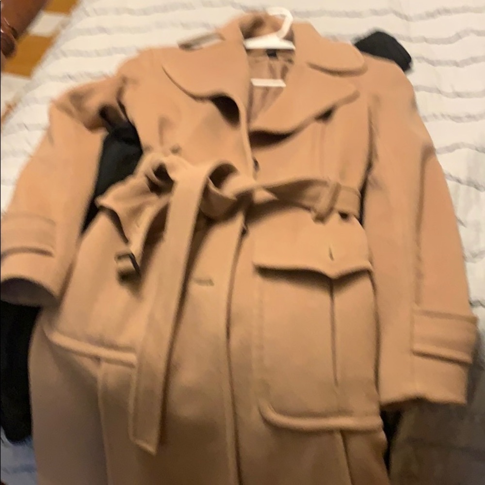 DNKY jacket size 2 price down again!!!$60
Read material wools and chasmir  tag